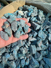 Apatite Blue CHIPS and small pieces - 1 pound