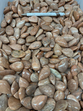 Polished Peach Moonstone Mix from Madagascar 1 pound Roughstone.Rocks LLC