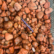 Red Jasper Rough Tumbled from India 1 pound Roughstone.rocks LLC