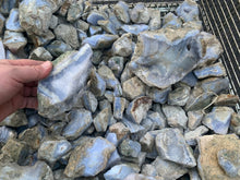 Rough Blue Lace Agate from Malawi 100 pounds Roughstone.Rocks LLC 