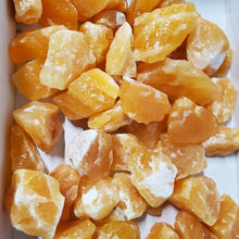 Washed Orange Calcite from Mexico 1 pound Roughstone.Rocks LLC
