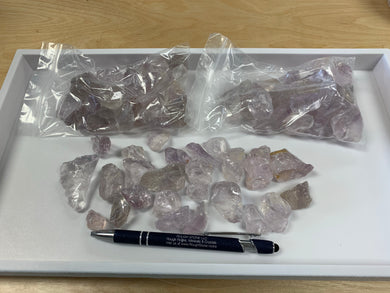 Amethyst Rose de France Bulk Grade from Brazil 250 grams Roughstone.Rocks LLC