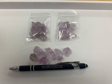 Amethyst Rose de France from Brazil 50 grams Roughstone.Rocks LLC