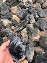 Black Obsidian from Mexico 1 pound Roughstone.Rocks LLC