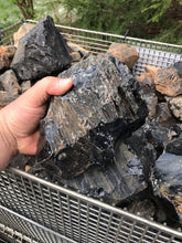 Black Obsidian from Mexico 1 pound Roughstone.Rocks LLC