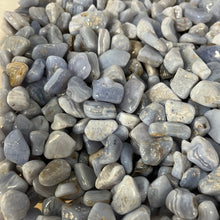 Blue Lace Agate Tumbles from Namibia 50 grams Roughstone.Rocks LLC