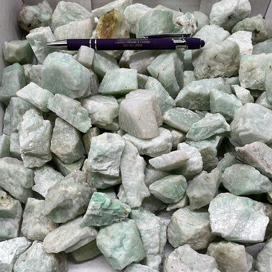 Rough Amazonite from India 1 pound Roughstone.Rocks LLC