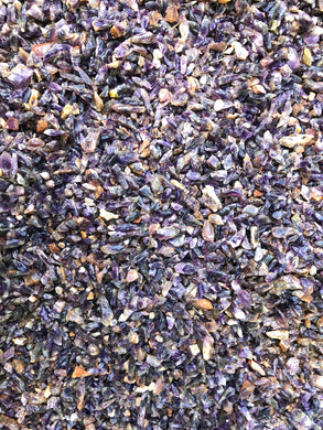 Rough Amethyst Chips Small from Zambia 1 pound Roughstone.Rocks LLC