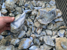 Rough Blue Lace Agate from Malawi 1 pound Roughstone.Rocks LLC