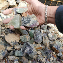 Rough Fluorite Chunks from Namibia 1 pound Roughstone.Rocks LLC
