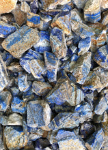Rough Lapis Lazuli from Afghanistan 1 pound Roughstone.Rocks LLC