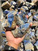 Rough Lapis Lazuli from Afghanistan 1 pound Roughstone.Rocks LLC