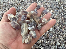 Rough Phantom Amethyst Points from Zambia 1 pound Roughstone.Rocks LLC