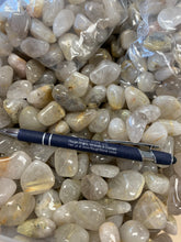Rutilated Quartz Tumbled from Brazil  1 pound Roughstone.Rocks LLC