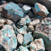 Shattuckite included Quartz from Namibia 10 pounds Roughstone.Rocks LLC