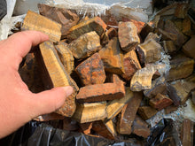Tiger Eye 1st Choice from South Africa 10 pounds Roughstone.Rocks LLC