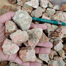 Unakite Small Pieces from India 1 pound Roughstone.Rocks LLC