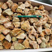 Unakite Small Pieces from India 1 pound Roughstone.Rocks LLC